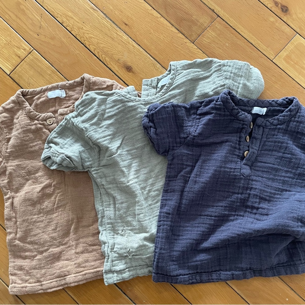 Jamie Kay linen shirts, set of 3